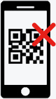 QRコードの読取アプリが入っていない。使い方が良く分からない。